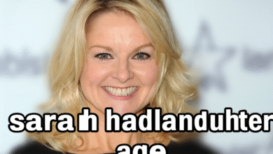 sarah hadland daughter age