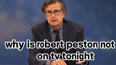 why is robert peston not on tv tonight